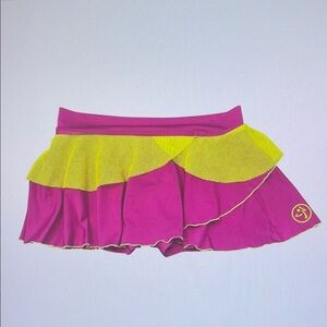 Vibrant Pink and Yellow Women's Skirt